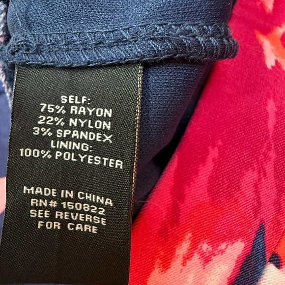 Zoe + Phoebe Tropical Print Bright & Bold Floral Print Skorts Tennis Size PXL - Picture 6 of 9